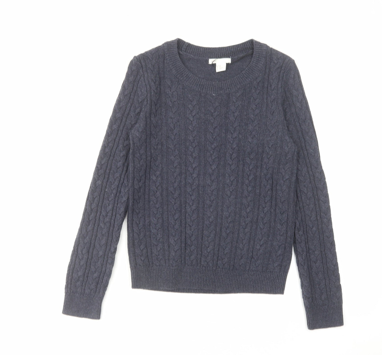 Womens UK Size XS H&M Blue Pullover Jumper