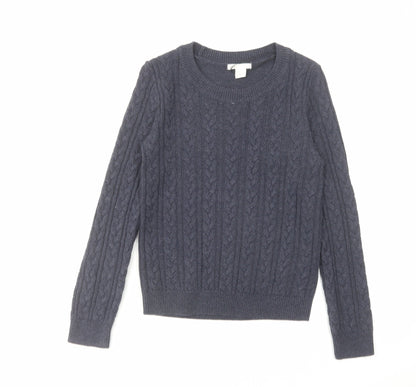 Womens UK Size XS H&M Blue Pullover Jumper