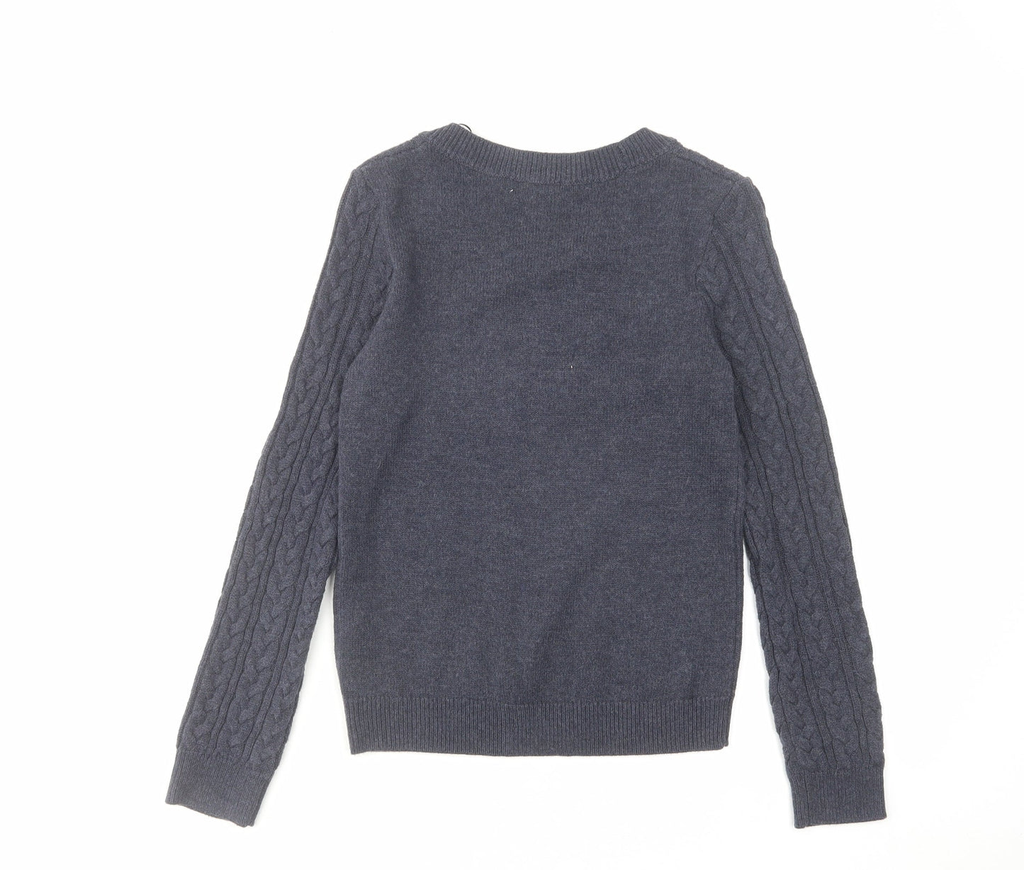 Womens UK Size XS H&M Blue Pullover Jumper
