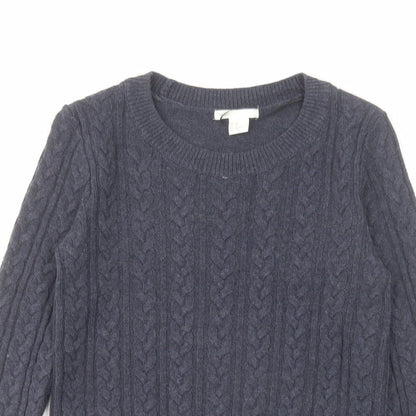 Womens UK Size XS H&M Blue Pullover Jumper