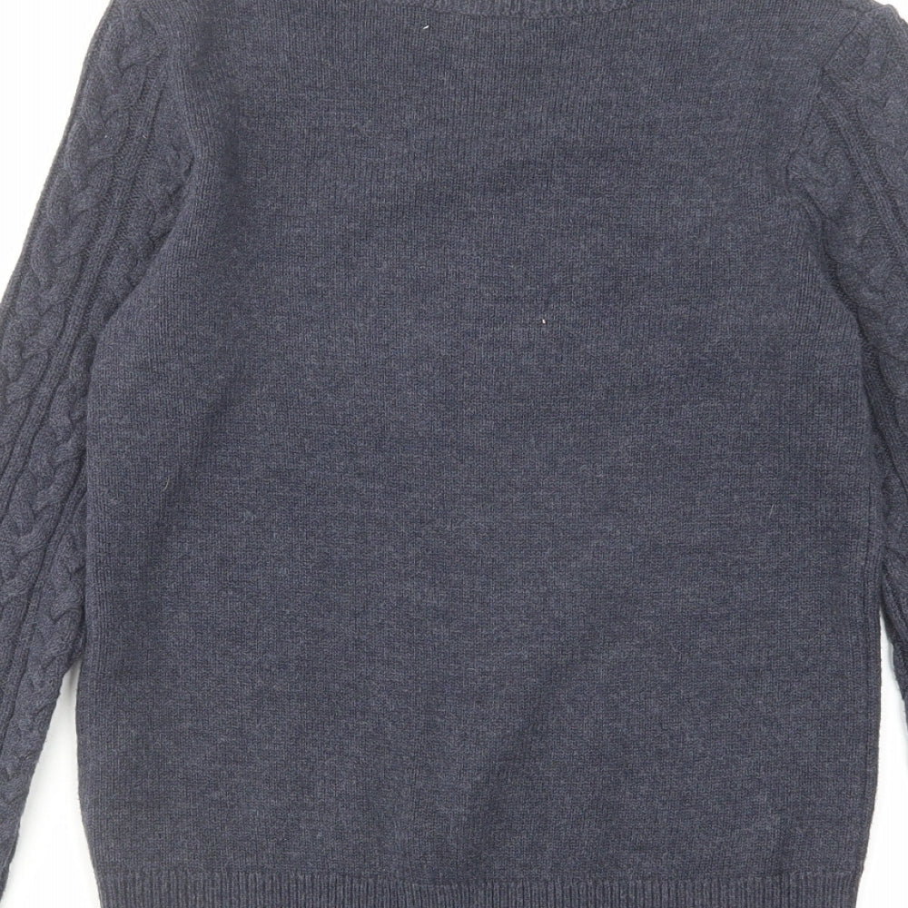 Womens UK Size XS H&M Blue Pullover Jumper