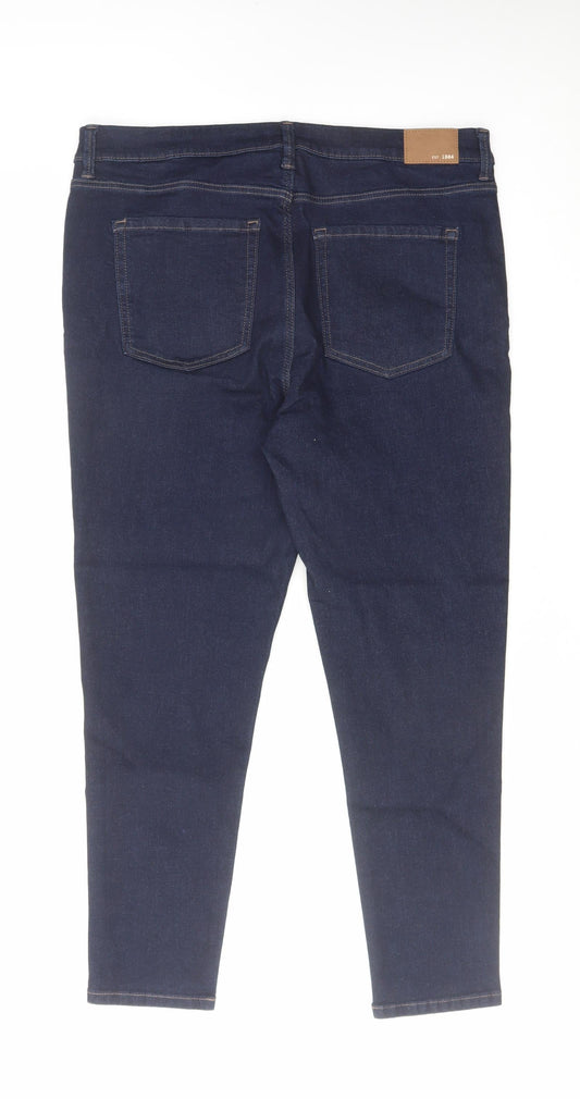Womens UK Size 36 in Marks and Spencer Regular Fit Skinny Blue Jeans