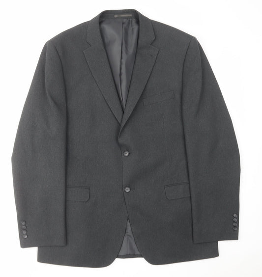 Mens UK Size 44 Greenwoods Regular Grey Suit Jacket