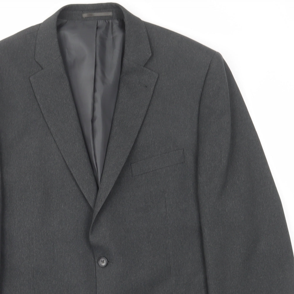 Mens UK Size 44 Greenwoods Regular Grey Suit Jacket