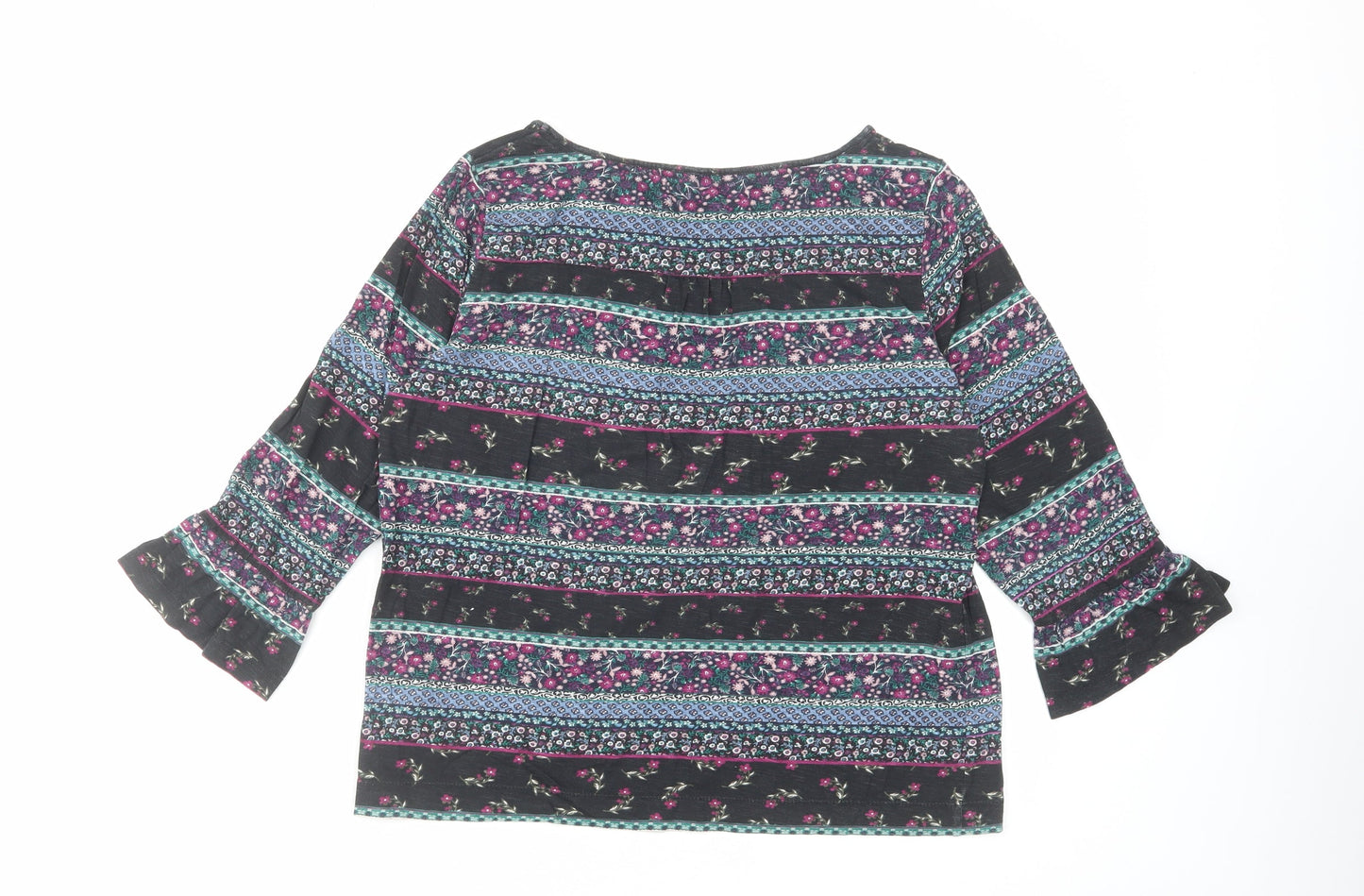 Womens UK Size 12 Monsoon Multicoloured Basic T-Shirt