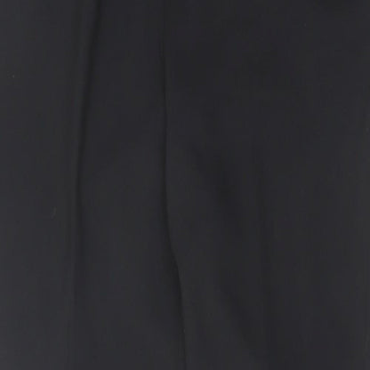 Womens UK Size 12 NEXT Regular Fit Dress Pants Black Trousers