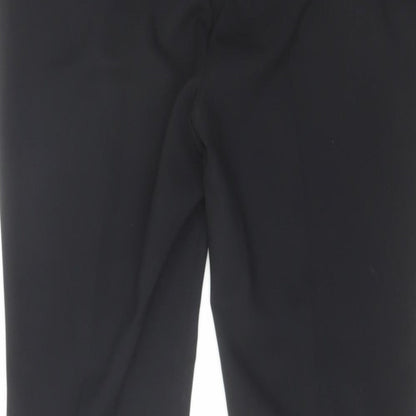 Womens UK Size 12 NEXT Regular Fit Dress Pants Black Trousers