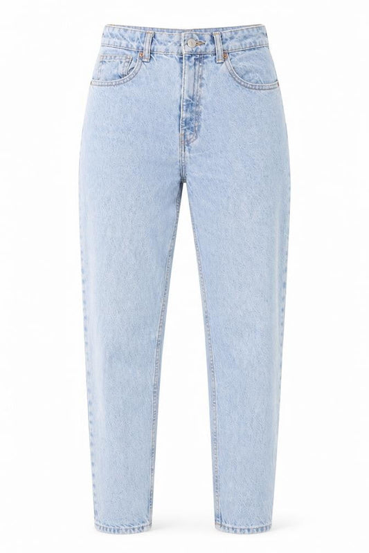 Womens UK Size 10 Zara Regular Fit Tapered Blue Jeans