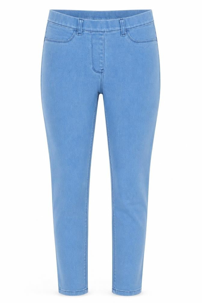 Womens UK Size 8 M&Co Regular Fit Jegging Blue Jeans