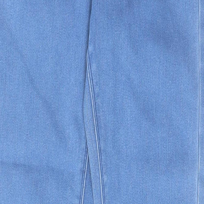 M&Co Womens Blue Cotton Jegging Jeans Size 8 L29 in Regular