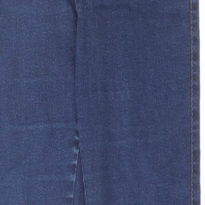 Denim & Co. Womens Blue Cotton Jegging Jeans Size 10 L25 in Regular