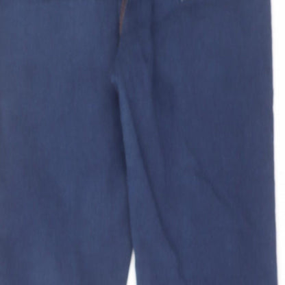 Denim & Co. Womens Blue Cotton Jegging Jeans Size 10 L25 in Regular