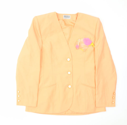 Womens UK Size 14 Mansfield Orange Jacket
