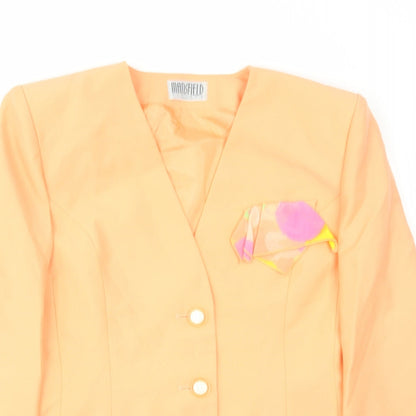 Womens UK Size 14 Mansfield Orange Jacket