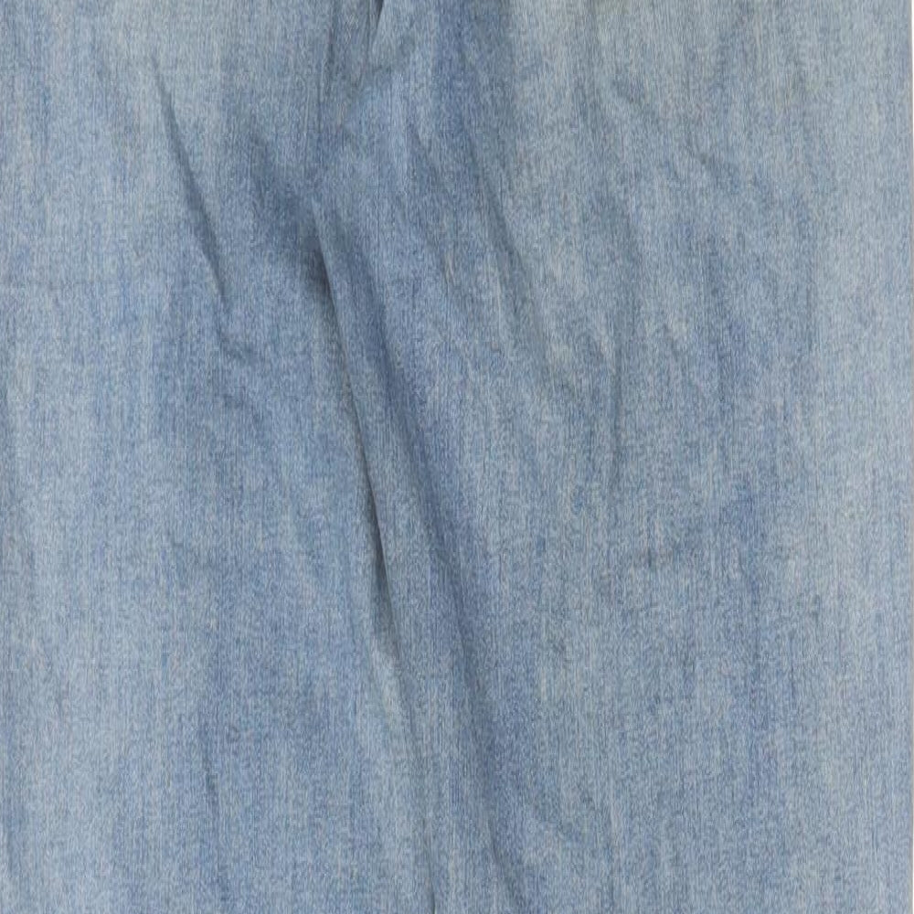 ASOS Womens Blue Cotton Skinny Jeans Size 28 in L32 in Regular Zip