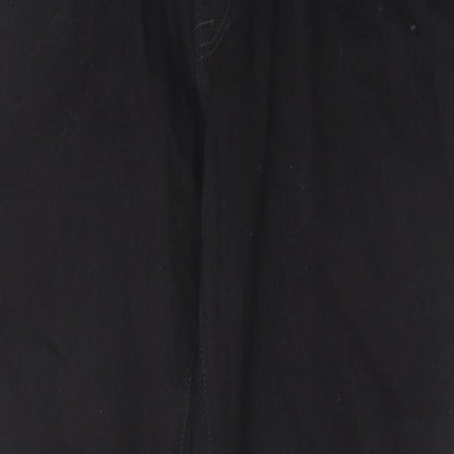 Abercrombie & Fitch Mens Black Cotton Straight Jeans Size 38 in L32 in Regular Zip