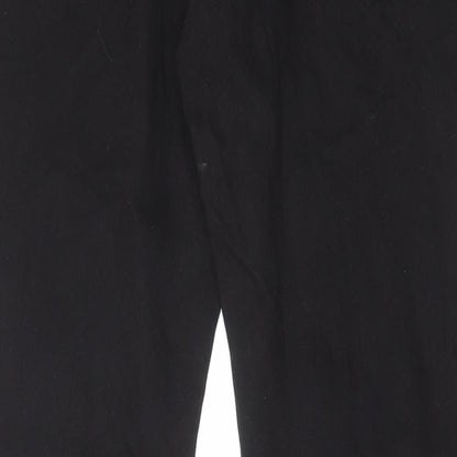 Abercrombie & Fitch Mens Black Cotton Straight Jeans Size 38 in L32 in Regular Zip