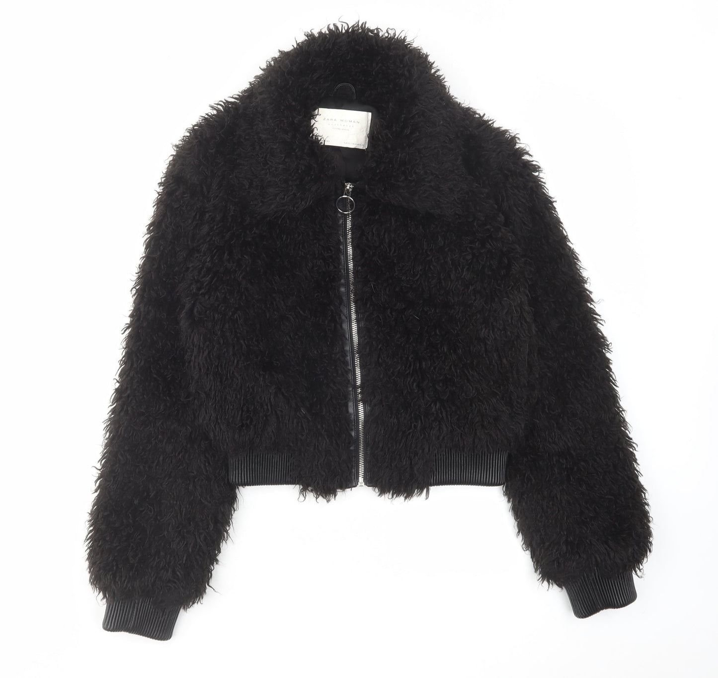 Womens UK Size XS Zara Black Jacket