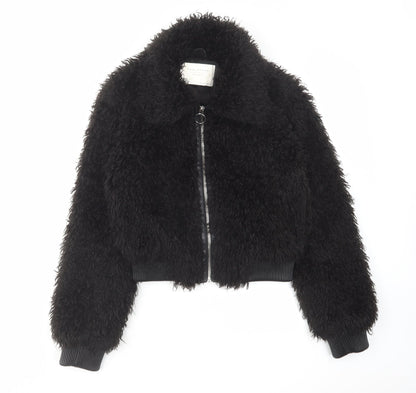 Womens UK Size XS Zara Black Jacket