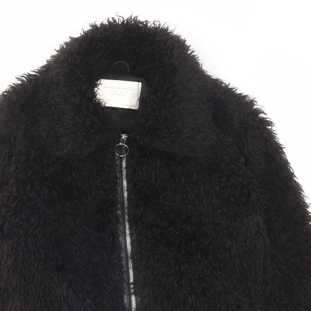 Womens UK Size XS Zara Black Jacket
