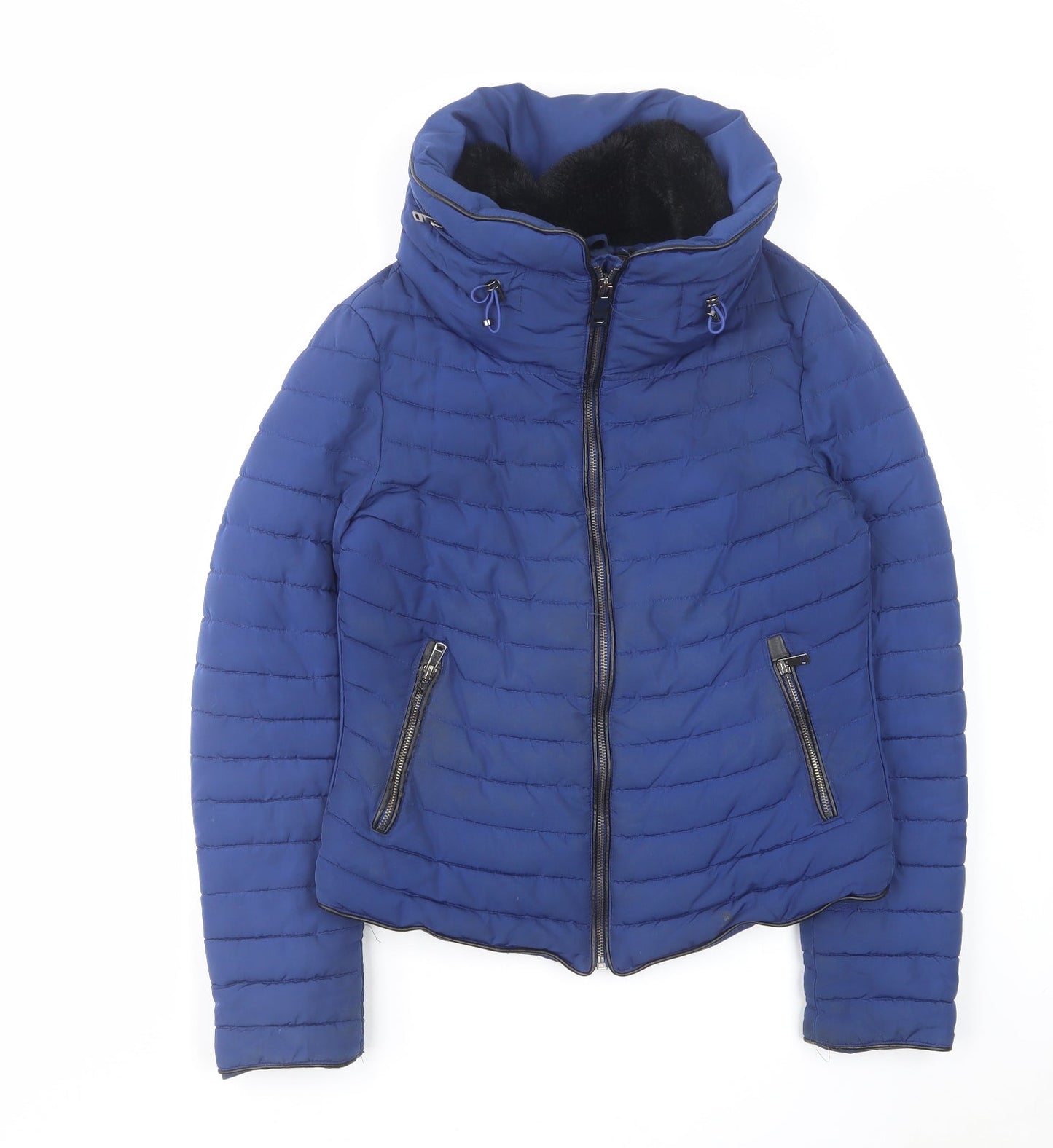 Womens UK Size S Zara Blue Jacket