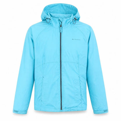 Decathlon Mens Blue Windbreaker Coat Size S Zip