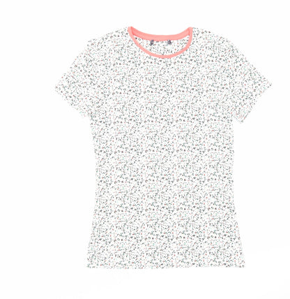 Womens UK Size 8 Marks and Spencer Multicoloured Basic T-Shirt