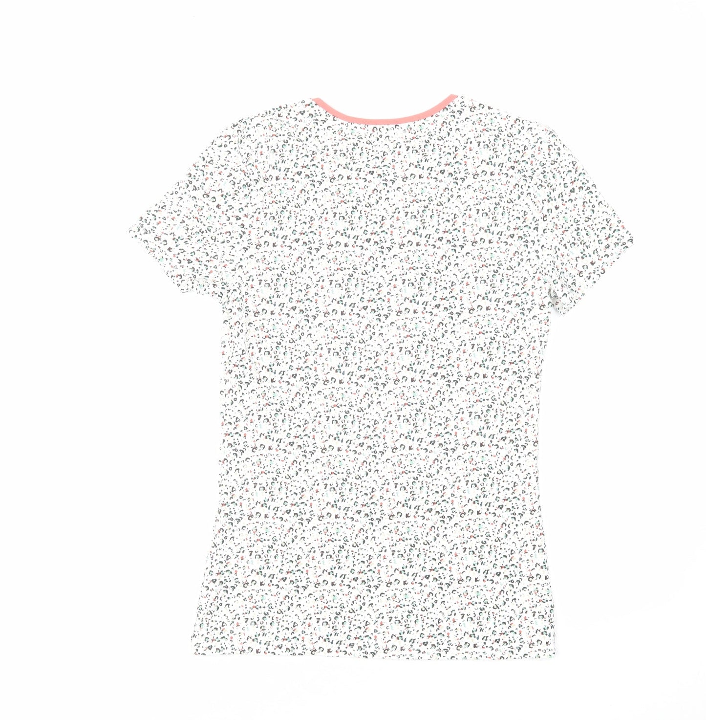 Womens UK Size 8 Marks and Spencer Multicoloured Basic T-Shirt