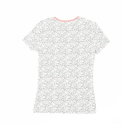 Womens UK Size 8 Marks and Spencer Multicoloured Basic T-Shirt