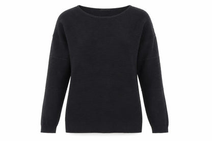Womens UK Size S Sisley Black Pullover Jumper
