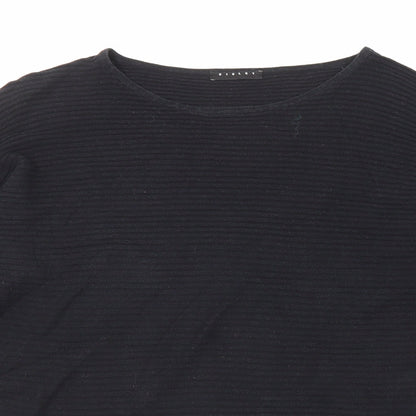Womens UK Size S Sisley Black Pullover Jumper