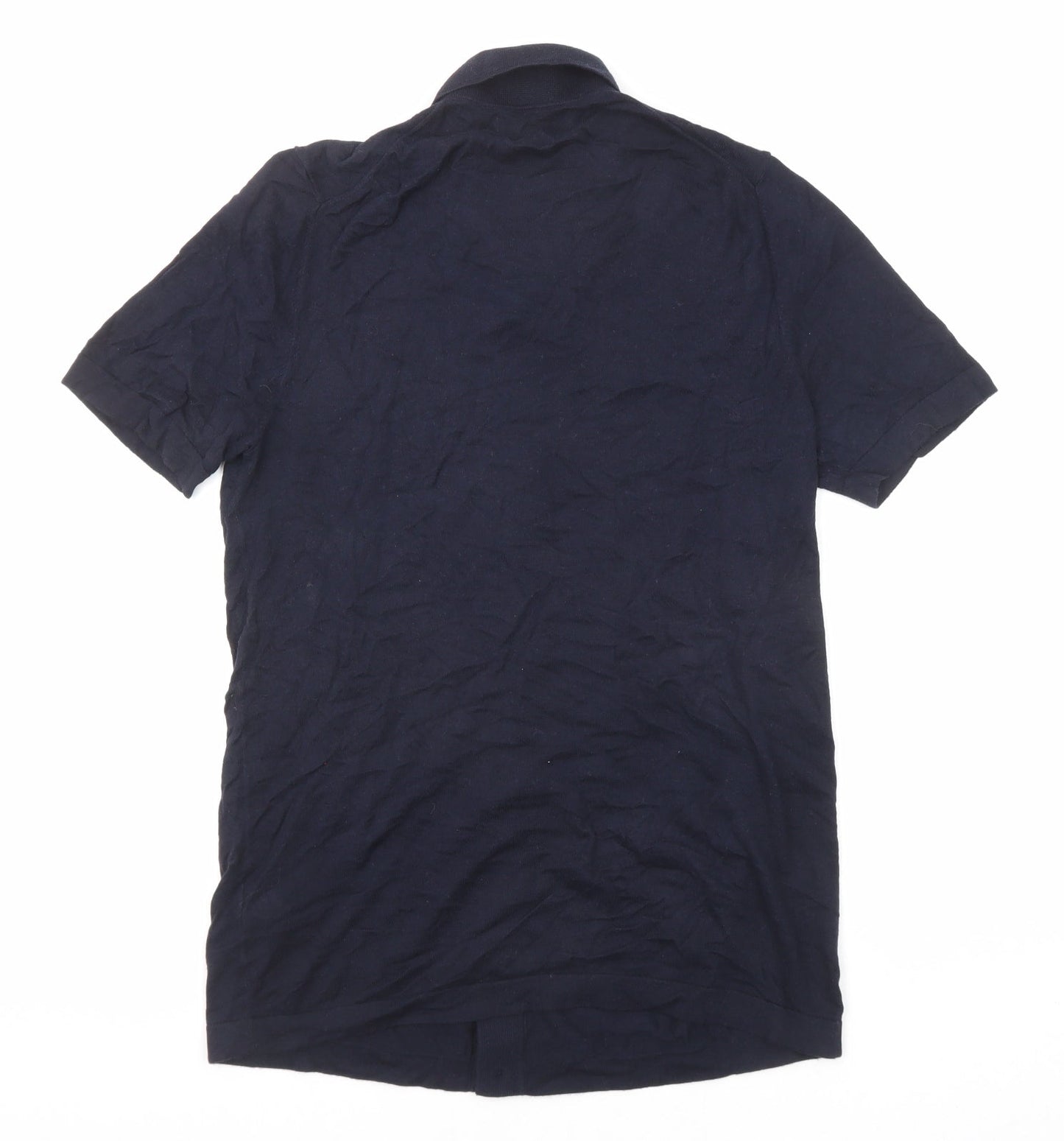 Womens UK Size S Marks and Spencer Blue Basic Button-Up