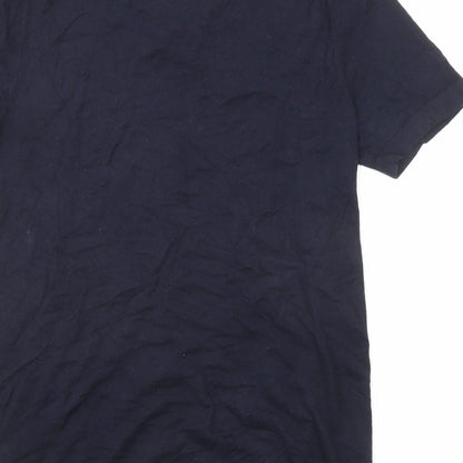 Womens UK Size S Marks and Spencer Blue Basic Button-Up