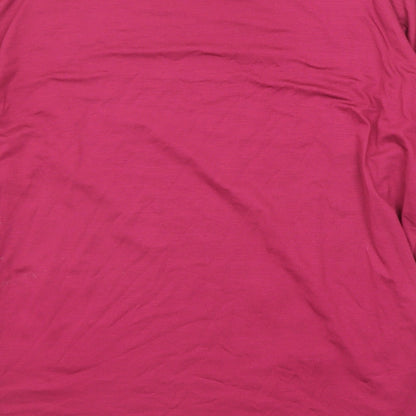 Womens UK Size 8 Khost Purple Basic T-Shirt