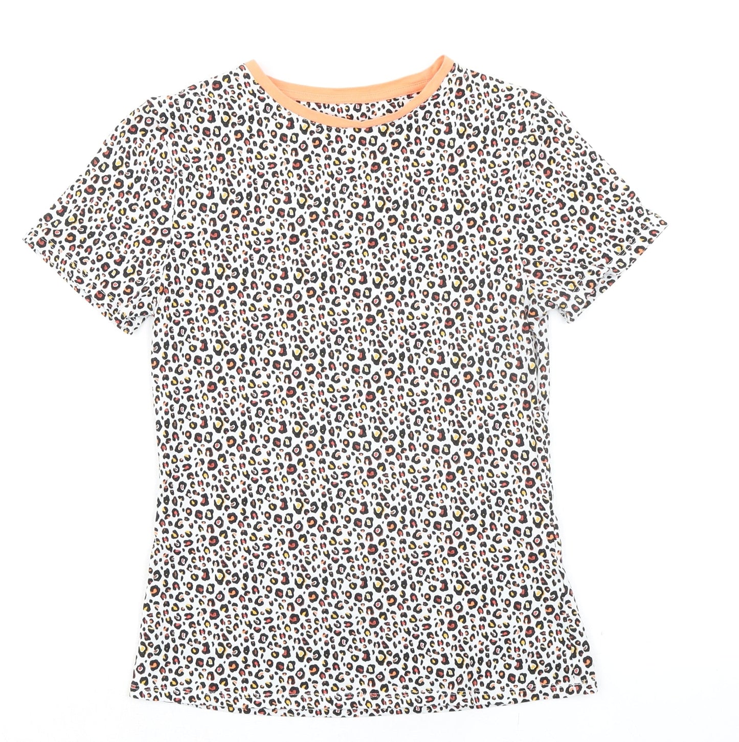 Womens UK Size 8 Marks and Spencer Multicoloured Basic T-Shirt
