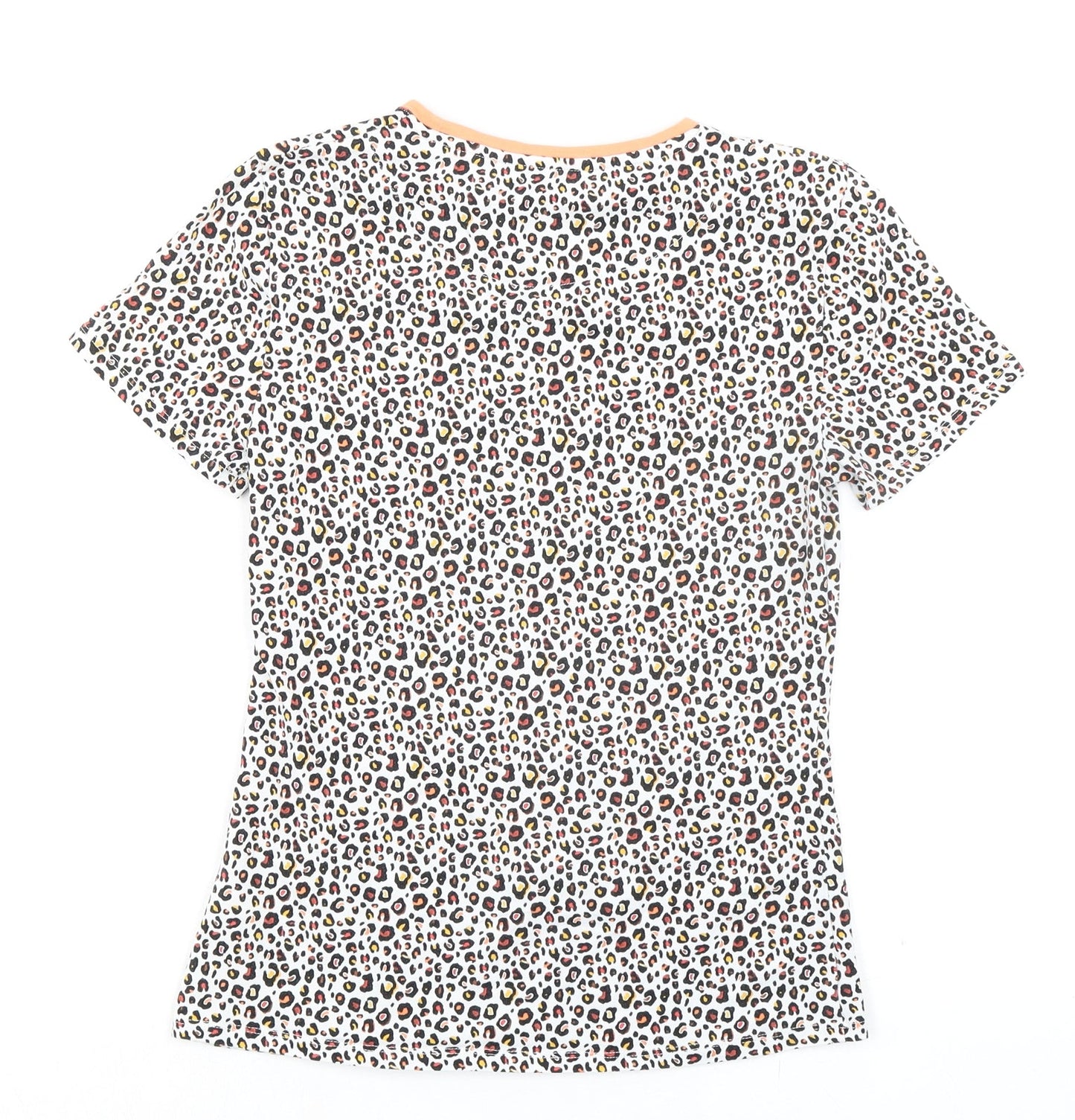 Womens UK Size 8 Marks and Spencer Multicoloured Basic T-Shirt