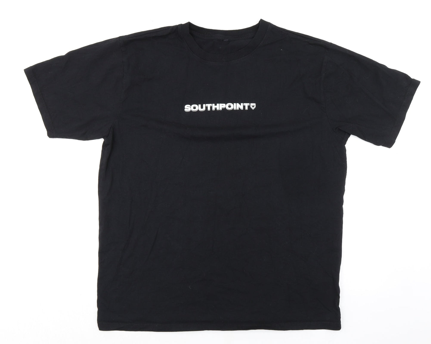 Mens UK Size XL Earth Positive Black  T-Shirt