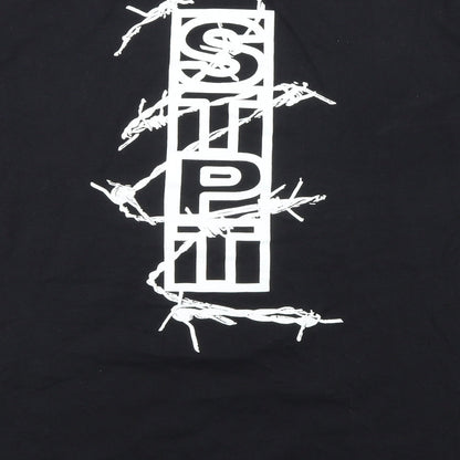 Mens UK Size XL Earth Positive Black  T-Shirt