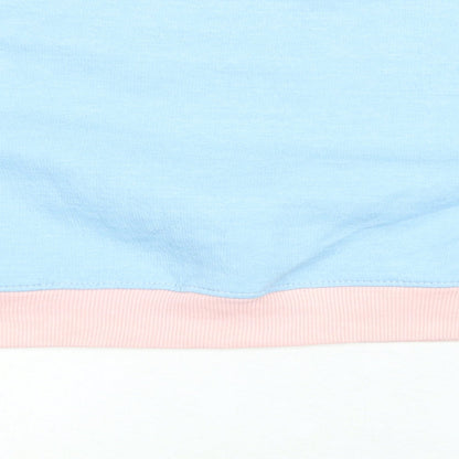 PRETTYLITTLETHING Womens Multicoloured Colourblock Polyester Pullover Sweatshirt Size 8 Pullover