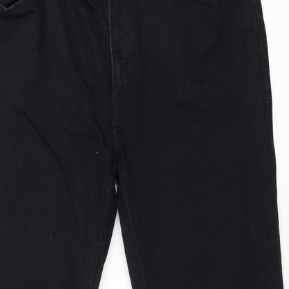 Mavi Jeans Womens Black Cotton Skinny Jeans Size 36 in L31 in Regular Zip