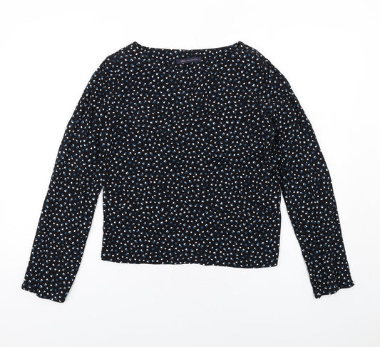 Womens UK Size 6 Marks and Spencer Black Basic Blouse