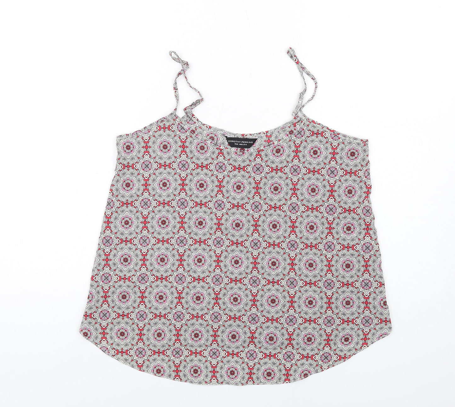 Womens UK Size 12 Dorothy Perkins Multicoloured Camisole Tank