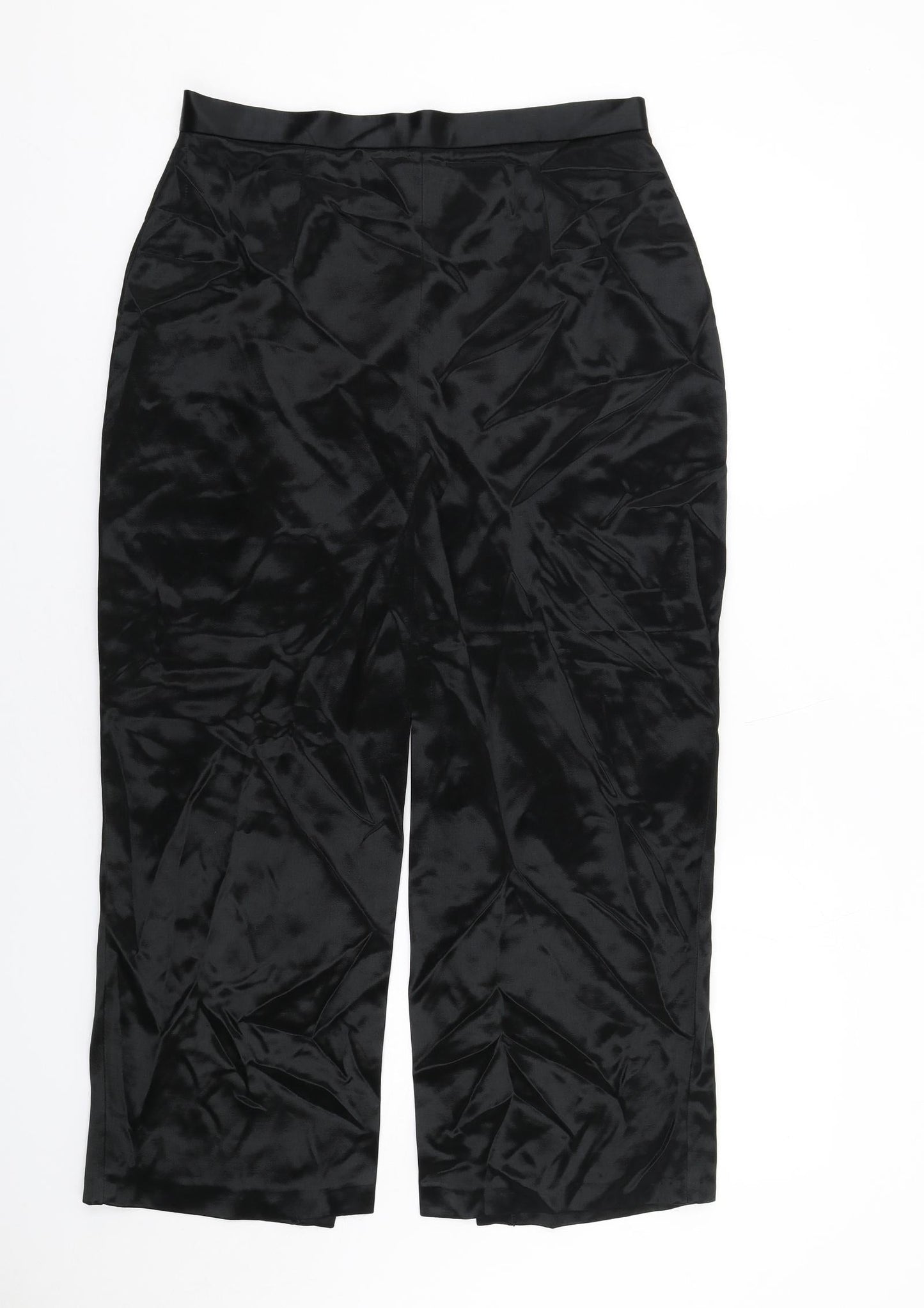 Principles Womens Black Acetate Straight & Pencil Skirt Size 14 Zip