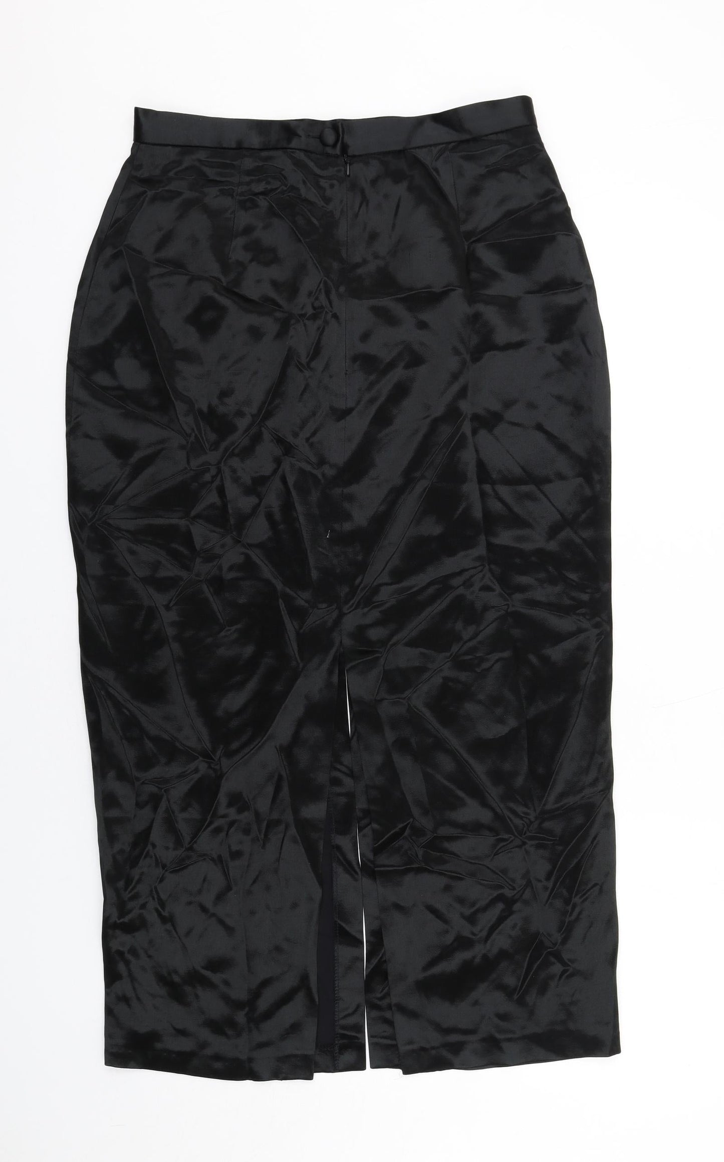 Principles Womens Black Acetate Straight & Pencil Skirt Size 14 Zip