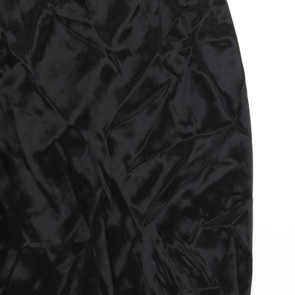 Principles Womens Black Acetate Straight & Pencil Skirt Size 14 Zip