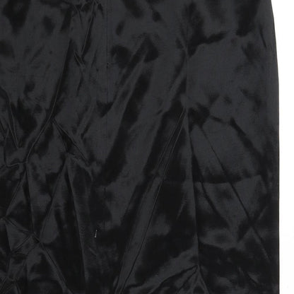 Principles Womens Black Acetate Straight & Pencil Skirt Size 14 Zip