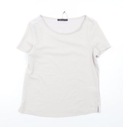 Womens UK Size 8 Marks and Spencer Grey Basic T-Shirt