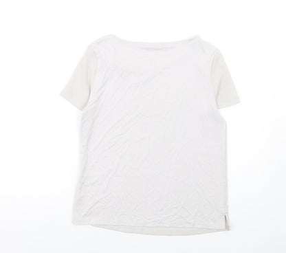 Womens UK Size 8 Marks and Spencer Grey Basic T-Shirt