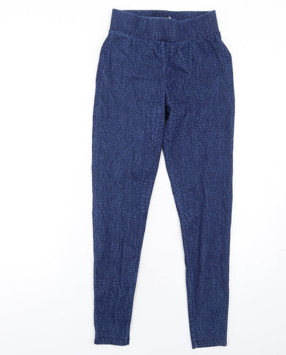 Womens UK Size 6 Marks and Spencer  Carrot Blue Leggings