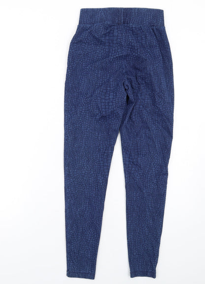 Womens UK Size 6 Marks and Spencer  Carrot Blue Leggings